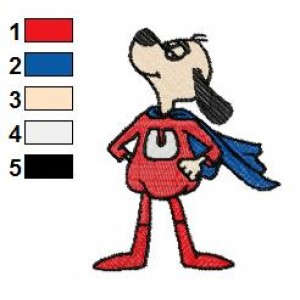 The Underdog 12 Embroidery Design